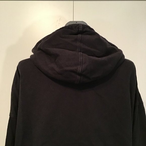 Adidas Cropped Hooded Sweatshirt with Bedazzled Logo Size L - Picture 4 of 11